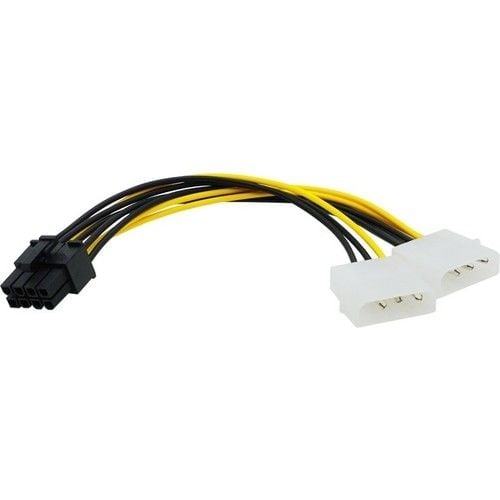 HADRON HDX5504 EKRAN KARTI SATA POWER KABLO POŞETLİ 8PIN SİYAH