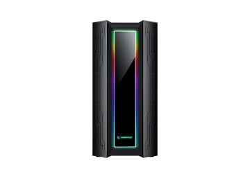 GRAND KASA Rampage  600W 80 Plus Bronze Temper Camlı 14cm RGB Fan+Led Şeritli Gaming Oyuncu Kasası