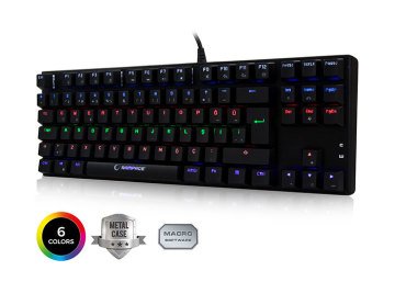 Everest Rampage Raptor Makrolu Blue Switch Mekanik Klavye (KB-R17, 6 Renk Aydınlatmalı)