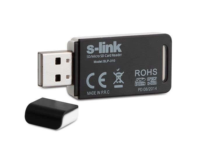S-link SLP-310 Usb 2.0 Siyah Kart Okuyucu