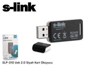 S-link SLP-310 Usb 2.0 Siyah Kart Okuyucu