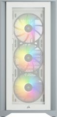 CORSAIR CC-9011233-WW iCUE 5000X RGB QL EDITION 4x120mm FAN DAHILI RGB KONTROLCU FULL TOWER SMART BILGISAYAR KASASI BEYAZ