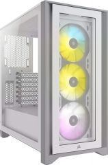CORSAIR CC-9011233-WW iCUE 5000X RGB QL EDITION 4x120mm FAN DAHILI RGB KONTROLCU FULL TOWER SMART BILGISAYAR KASASI BEYAZ