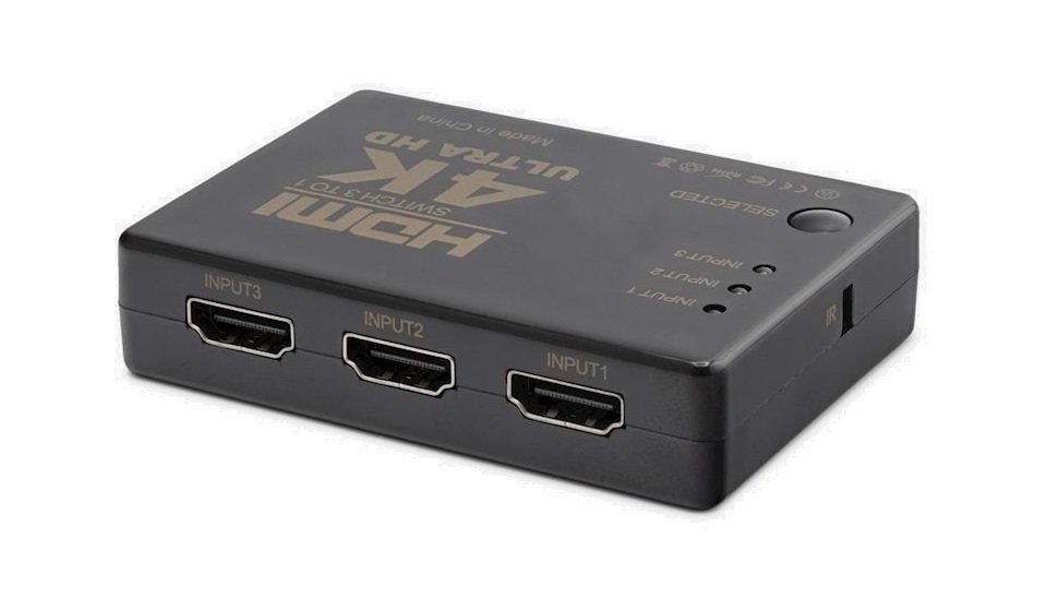 Hadron Hd236 4K Hdmi Switch - 3 Port Kumandalı Adaptörlü