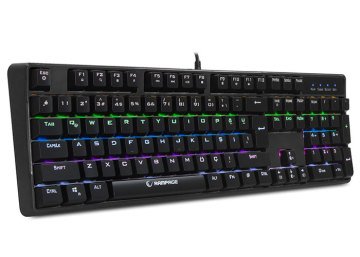 Rampage KB-R18 Myth Siyah USB Gökkuşağı Aydınlatmalı Q Mekanik Gaming Klavye