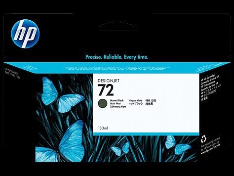 HP C9403A (72) MAT SIYAH 130 ML GENIS FORMAT MUREKKEP KARTUSU