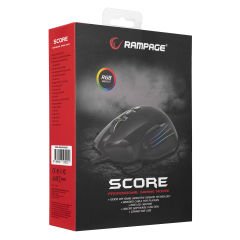 Rampage SMX-R650 SCORE Usb Siyah 10000 Dpi RGB Gaming Mouse