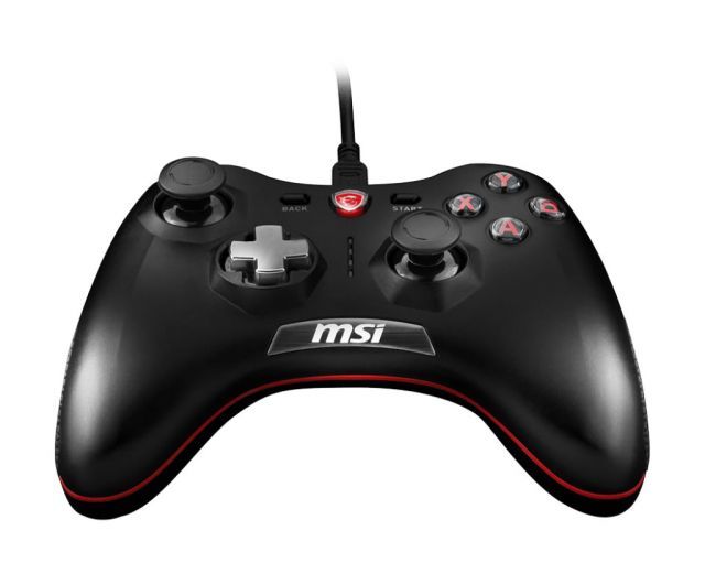 MSI GG FORCE GC20 OYUN KOLU PC/KONSOL/ANDROID 4.1+ DESTEGI 2 MILYON BASIS ANAHTARLAR CIFT TITRESIM MOTORU 2M/30CM ANTROID KABLO USB 2.0