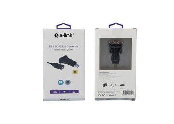 S-link Swapp SW-U612 Siyah Usb To RS232 Çevirici