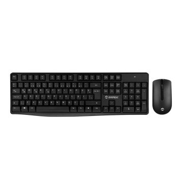 Everest KM-7500 Siyah Kablosuz Q Multimedia Klavye + Mouse Set KUTU DEFORMELİ!!