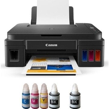 Canon Pixma G3415 Yazıcı ve Bitmeyen Kartuş Sistemi Photoink Mürekkepli