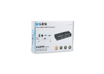 S-Link SL-LU6212 2 Port 4K*2K HDMI Splitter