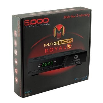 MAGBOX ROYAL X FULL HD KASALI UYDU ALICISI TKGS'Lİ (HDMI + RCA)