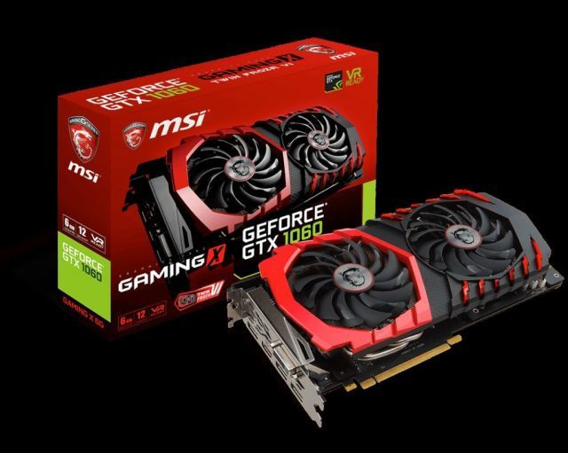 MSI GTX 1060-GAMING 6G GTX 1060 6G 192B GDDR5X (DX12) PCI-E 3.0 DP-HDMI-DVI Gaming Ekran Kartı