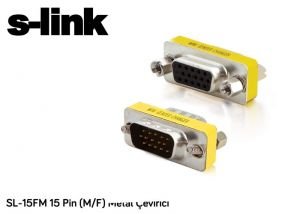 S-link SL-15FM 15 Pin (M/F) Metal Çevirici