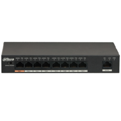 Dahua PFS3009-8ET-96 8 Port 96 Watt 250 m Mesafeli PoE Switch