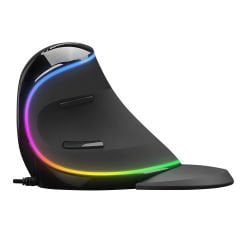 Rampage SMX-R618 TERRIFIC Siyah RGB Efektli 4000dpi 6 Tuşlu Ergonomik Mouse