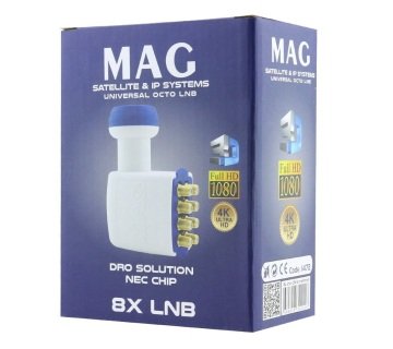 Mag 8 Çıkışlı 4K Ultra Hd Lnb - Altın Uç Düşük Kayıp NEC Chip Set