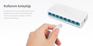 Tp-Link Mercusys MS108 8 Port 10/100Mbps Switch