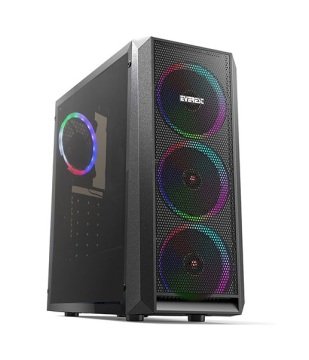 Everest X-MESH 4*Rainbow Fan 1*Usb 3.0 1*Usb 2.0 Gaming Oyuncu Kasası