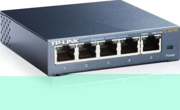 TP-LINK 10/100/1000Mbps 5xPort %65 Güç Tasarruflu Çelik Kasa Switch