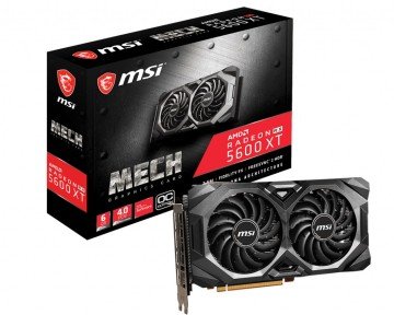 MSI VGA RADEON RX 5600 XT MECH OC RX5600XT 6GB GDDR6 192B DX12 PCIE 4.0 x16