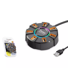 HADRON HDX7035 USB HUB 7*USB 1.2M SİYAH