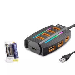 HADRON HDX7036 USB HUB 10*USB 1.2M SİYAH