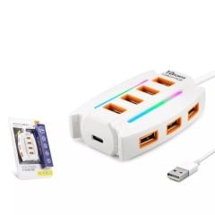 HADRON HDX7037 USB HUB 10*USB 1.2M BEYAZ