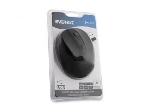 Everest SM-613 Siyah 2.4Ghz Optik Kablosuz Mouse