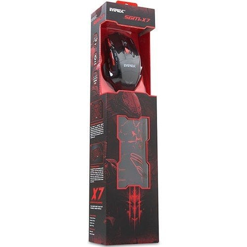 Everest SGM-X7 Usb Siyah Gaming Mouse Pad ve Oyuncu Mouse