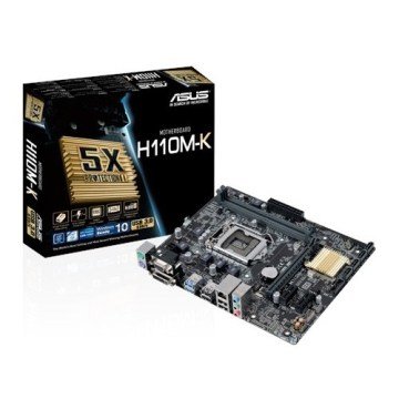 Asus H110M-K DDR4/2133 Mhz/İntel 1151 Pin/ Micro ATX Anakart (Usb 3.0, Ödüllü Kolay Yönetim)