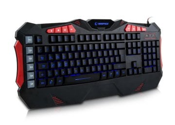 Rampage SPECTRA R5 Siyah USB 7 Renk Aydınlatmalı Q Multimedia Makrolu Gaming Klavye