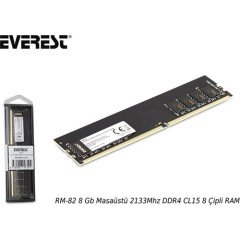 Everest Rm-82 8 Gb Masaüstü 2133Mhz Ddr4 Cl15 8 Çipli Ram