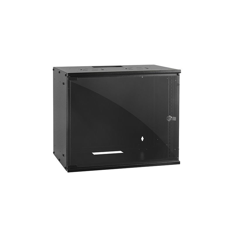 Demonte 19\'\' 9U 400 Soho Duvar Tipi Rack Kabinet Siyah