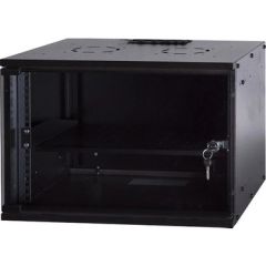 Demonte 19\'\' 9U 400 Soho Duvar Tipi Rack Kabinet Siyah