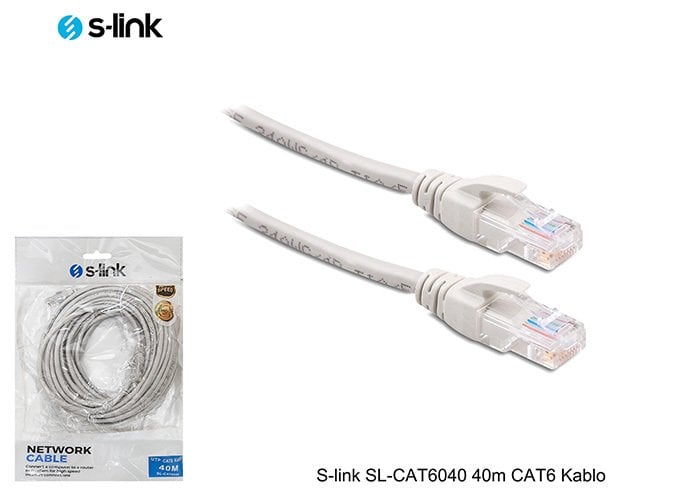 S-link SL-CAT6040 40m CAT6 Kablo