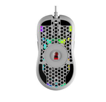 Rampage SMX-R85 GENTLE 6400dpi Beyaz RGB Ledli Süper Hafif Makrolu Gaming Oyuncu Mouse