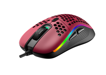 Rampage SMX-R85 GENTLE 6400dpi Kırmızı RGB Ledli Süper Hafif Makrolu Gaming Oyuncu Mouse
