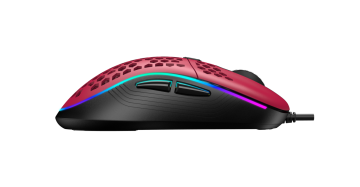 Rampage SMX-R85 GENTLE 6400dpi Kırmızı RGB Ledli Süper Hafif Makrolu Gaming Oyuncu Mouse
