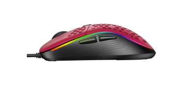 Rampage SMX-R85 GENTLE 6400dpi Kırmızı RGB Ledli Süper Hafif Makrolu Gaming Oyuncu Mouse