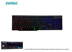 Everest KB-188 Borealis Siyah USB Gökkuşağı Aydınlatmalı Q Gaming Oyuncu Klavyesi