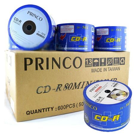 Princo 50'li li Boş CD-R Kutu Orjinal