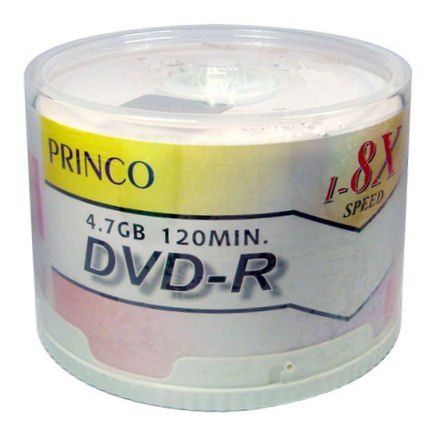 TOPTAN PRİNCO DVD-R 4.7gb (50'li PAKET BOŞ DVD)
