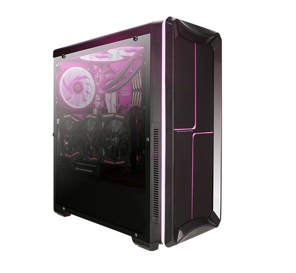 Xigmatek EDEN II EN9993 RGB Gaming Kasa - Tempered Camlı