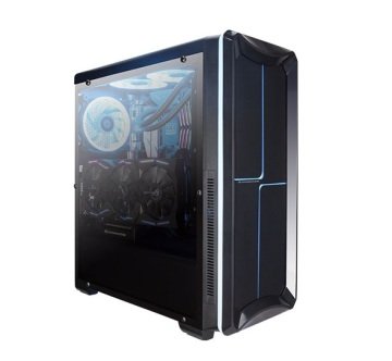 Xigmatek EDEN II EN9993 RGB Gaming Kasa - Tempered Camlı