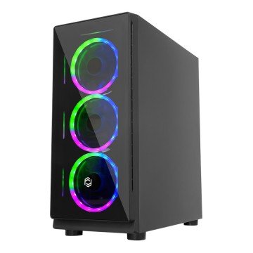 Frisby Gaming Kasa (Dual-Ring 3 Renk Fan) FC-9280G Powersız Boş Kasa