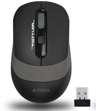 A4 TECH	FG10-GRI FG10 Kablosuz Optik Nano 2000DPI Siyah Gri Mouse