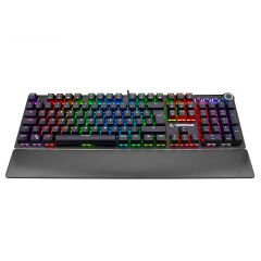 Rampage KB-R92 THUNDER Siyah USB Bilek Destekli Red Switch Full RGB Q Gaming Oyuncu Mekanik Klavye