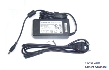 Orijinal 12V 5A 48W Kamera Adaptörü Oem SL-142/Sagemcom...Çok Amaçlı Kullanıma Uygun Güç Adaptörü